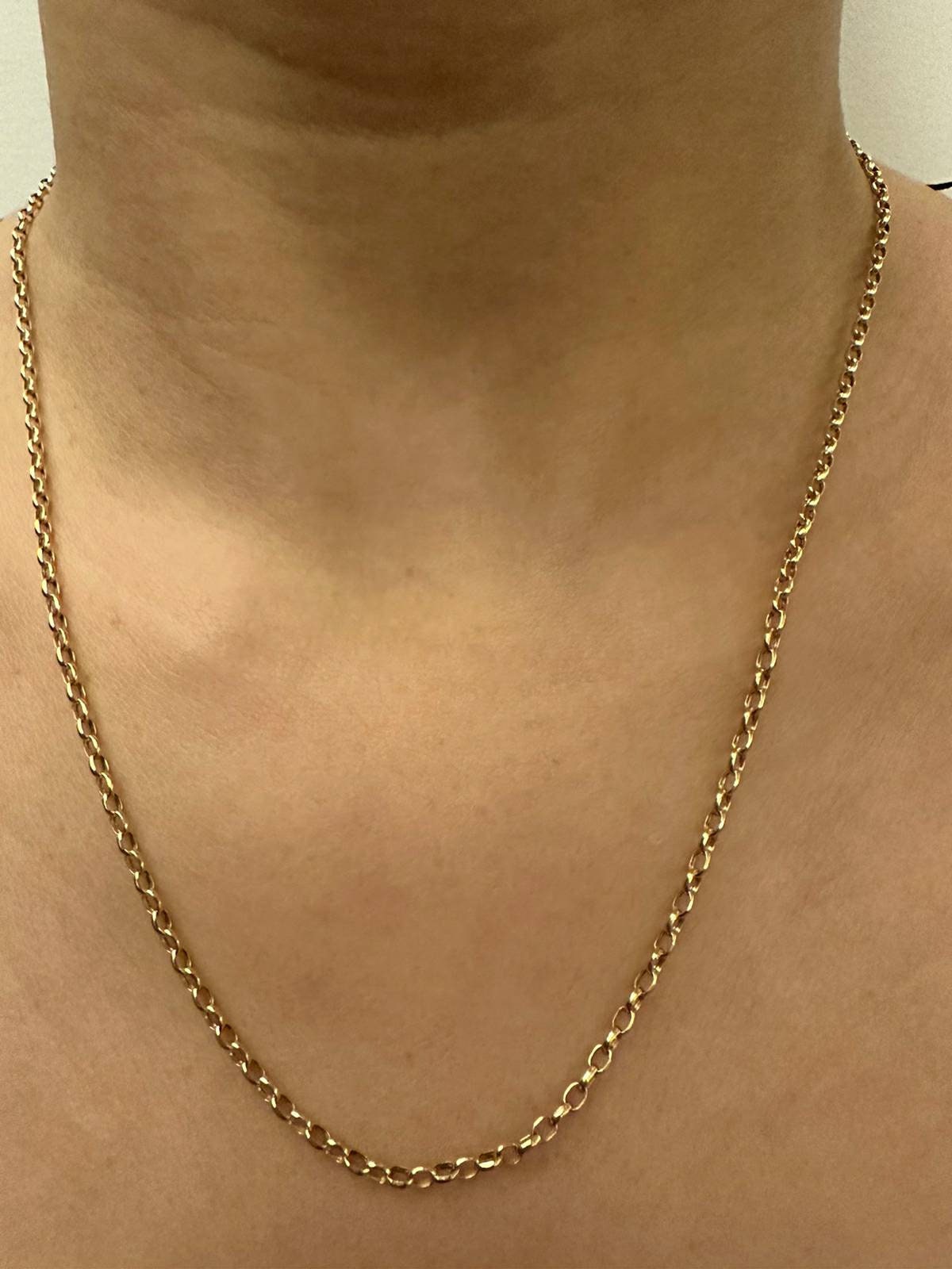 Elegant 18k Gold Necklace - Solid Gold Chain for Women - Luxury Anniversary Jewelry Gift - Real Gold Necklace - Gift for her