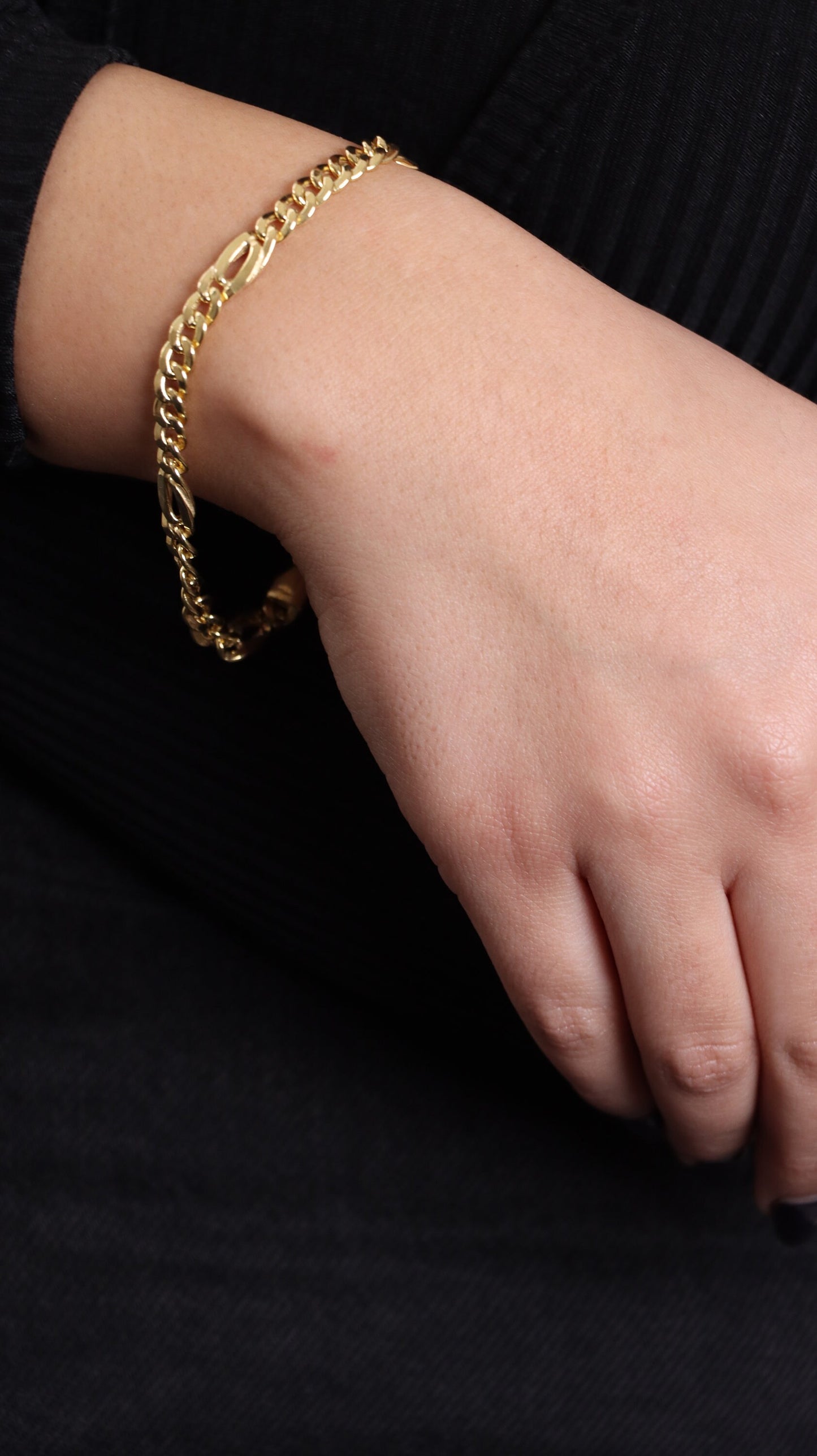 18k Real Yellow Gold Bracelet, Luxurious 18Kt Solid Gold Jewelry, Jewelry, Elegant 18Kt Solid Gold Bracelet, Gift for Her Him