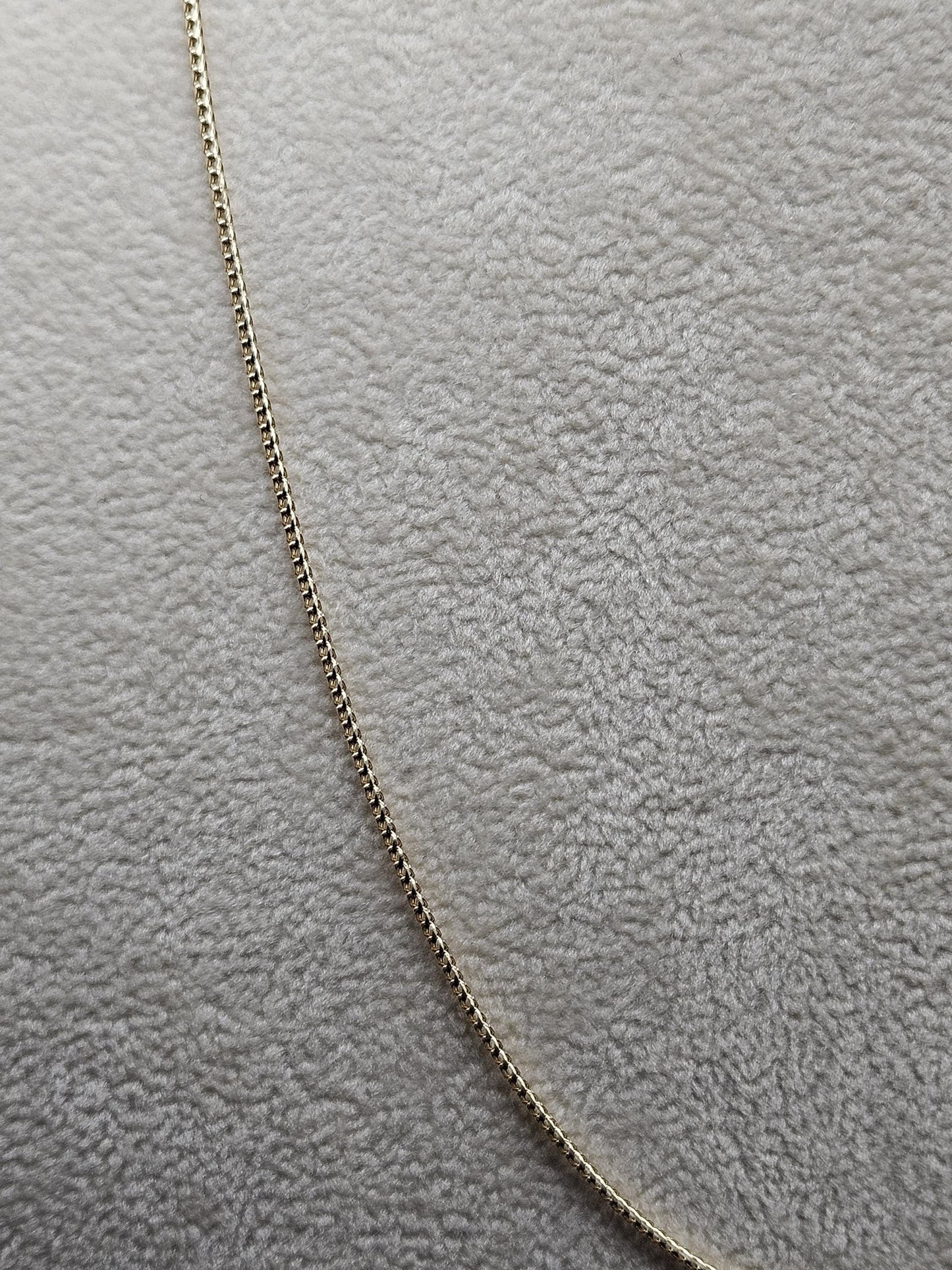 14K Solid Gold Franco Chain Necklace – Sleek & Durable Men's Jewelry – 24” Real Gold Chain – Luxury Gift for Him – High Quality Italy