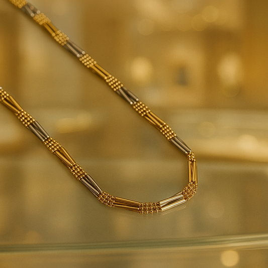 18k Gold Necklace, 18k Gold Chain, Gold Women's Jewelry, Yellow White Gold, Genuine Gold, 18k Solid Gold, Necklace, Gift for Her or Him