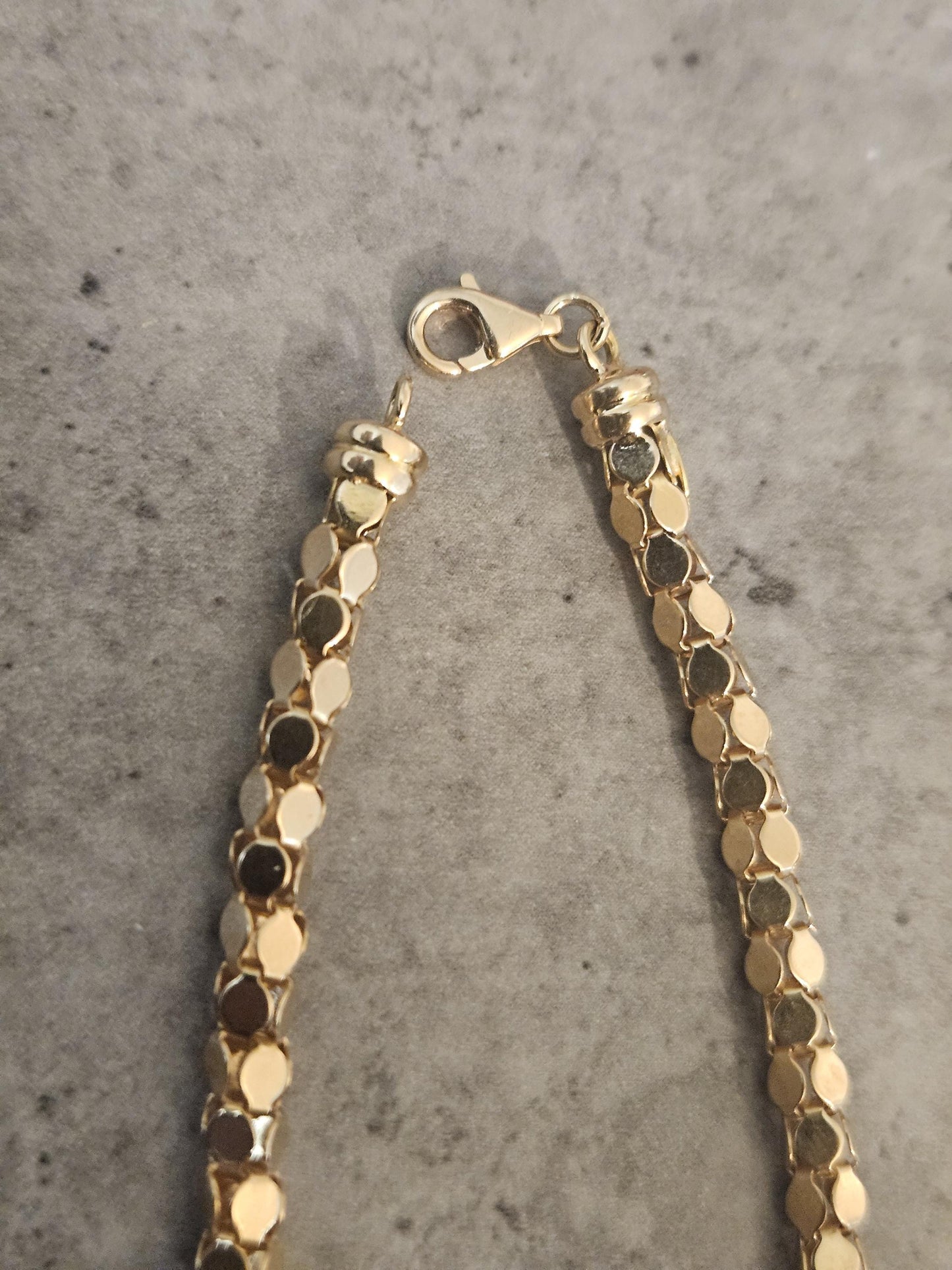 18k Real Yellow Gold Bracelet, Luxurious 18Kt Solid Gold Jewelry, Jewelry, Elegant 18Kt Solid Gold Bracelet, Gift for Her