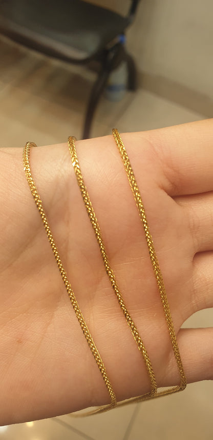 Gorgeous 18k Gold Chain, Authentic Italian Gold Necklace, Sophisticated Gift Idea for Her, Real Solid Gold, Stamped 750