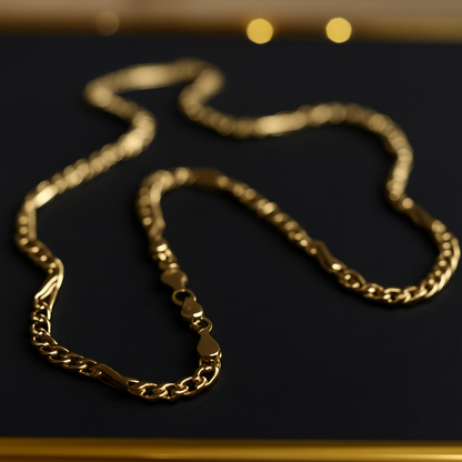 18k Solid Gold Necklace Chain, 18k Jewelry Necklace, Real Gold, Layering Chain, Chain for Women and man, Gift for her, Unisex Gift