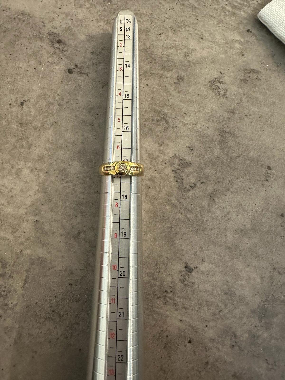 Gold Ring, 18K Gold Solitaire Ring, Engagement Ring, Minimalist Gold Ring, Round Brilliant Diamond Ring, Solid Gold Ring, Promise Ring