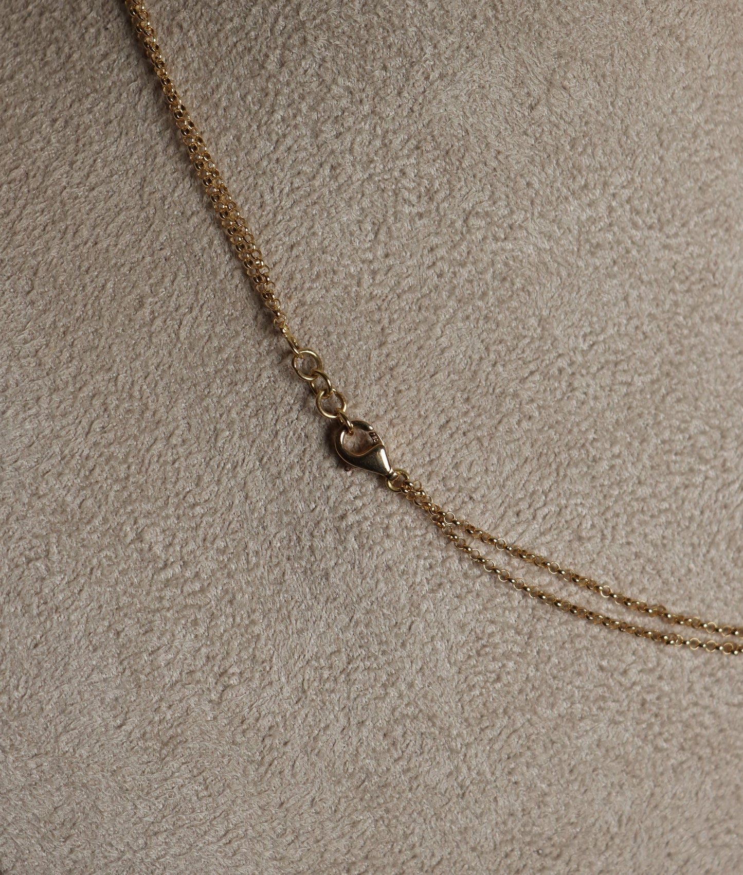 18k Solid Gold Necklace Chain Hearts, Gold necklaces for women, Women's Jewelry, Jewellery Design, Real Gold, Gift for Her