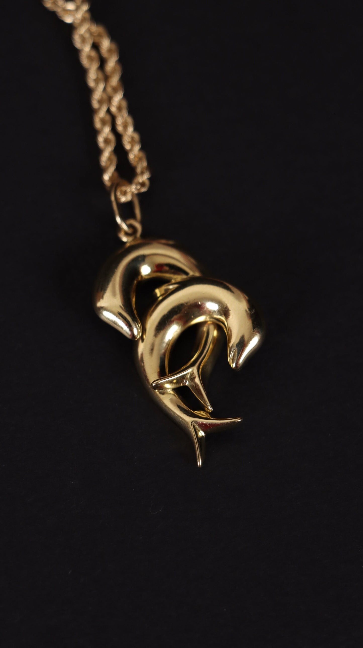 Gold Pendant for Necklace 18k Gold Dolphin Pendant, Gold Pendant Charm, Handmade Jewelry, Solid Gold Pendant, Beach Jewelry, Dolphin Gift