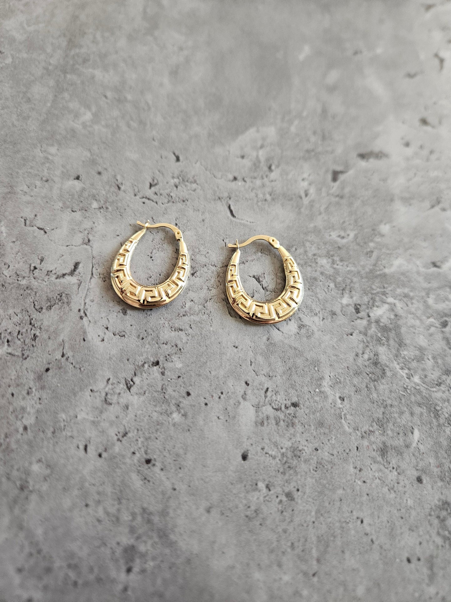 Gold earrings hoop 18k, 18k real solid gold, high quality, genuine gold, real solid gold, gold earrings, italian gold, gift for her