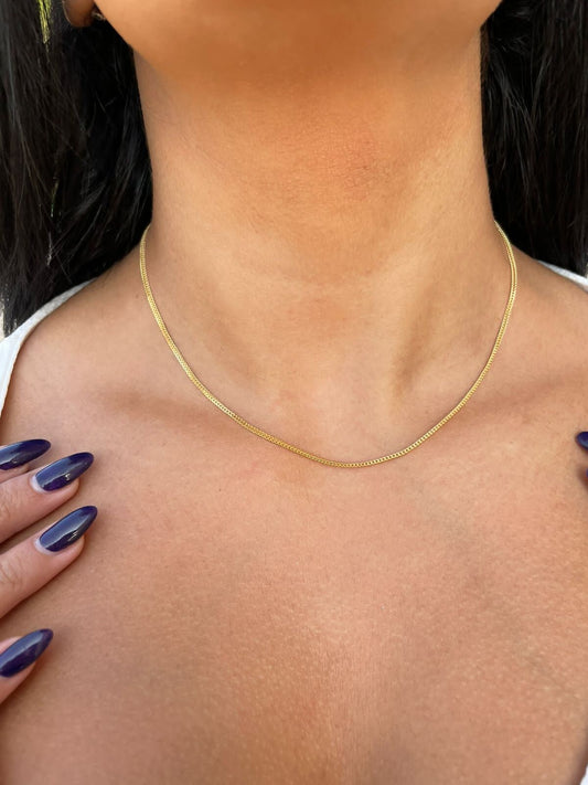 Gorgeous 18k Gold Chain, Authentic Italian Gold Necklace, Sophisticated Gift Idea for Her, Real Solid Gold, Stamped 750