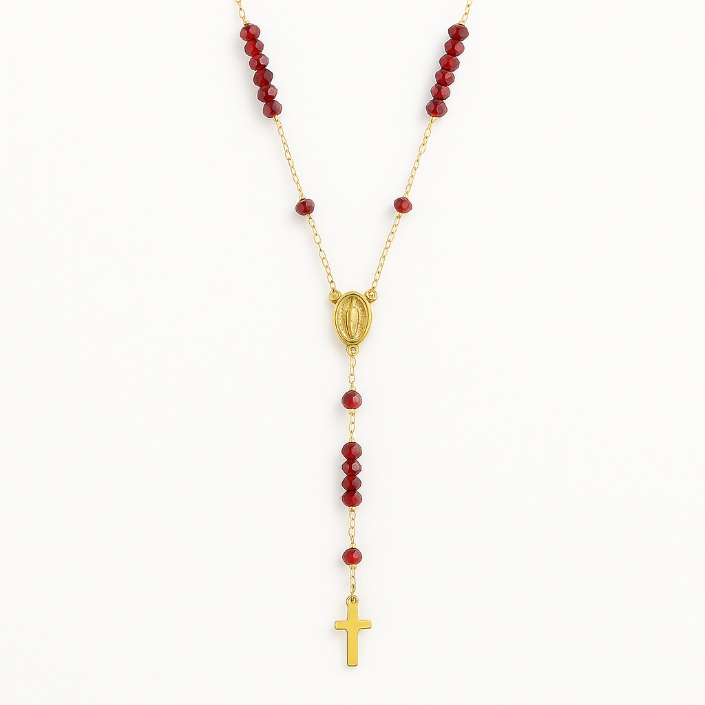 Crucifix Cross Necklace, 18k Solid Gold Crucifix Pendant Necklace, Minimalist Cross Jewelry for Women, Religious Necklace, Gift for her