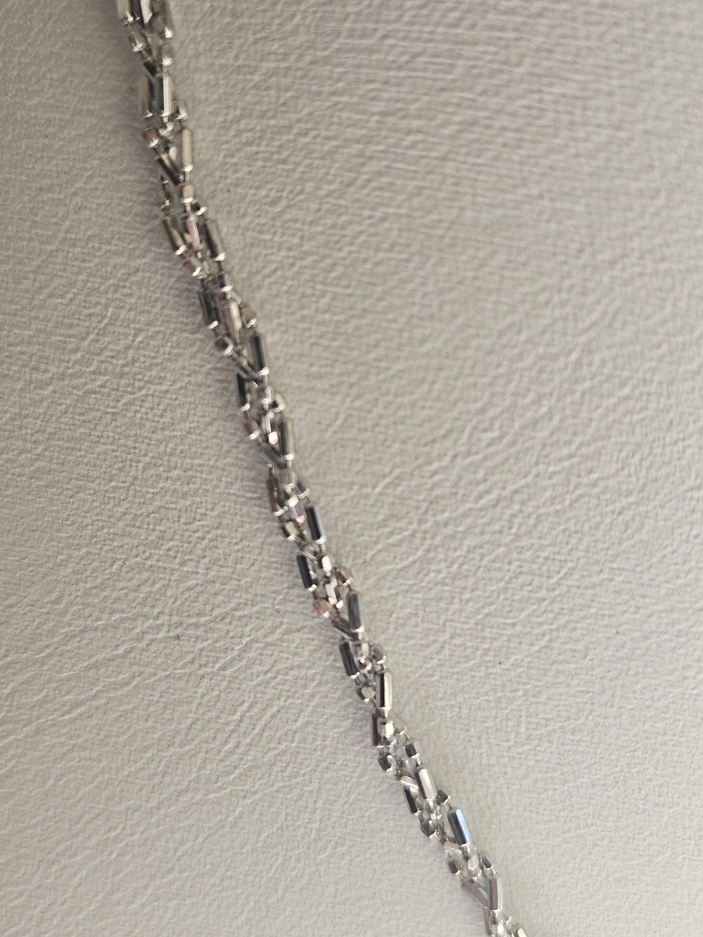 18k White Gold Cuban link Chain Necklace, Solid Curb Necklace Chain 18kt Real Gold Cuban, Genuine Authentic Gold Necklace, Gift for him her
