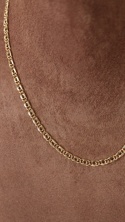 18k Gold Chain Necklace, Gold Layered Necklace, 18k Gold Chain Necklace, Solid Gold Necklace, Yellow Gold Chain, Anniversary Gifts