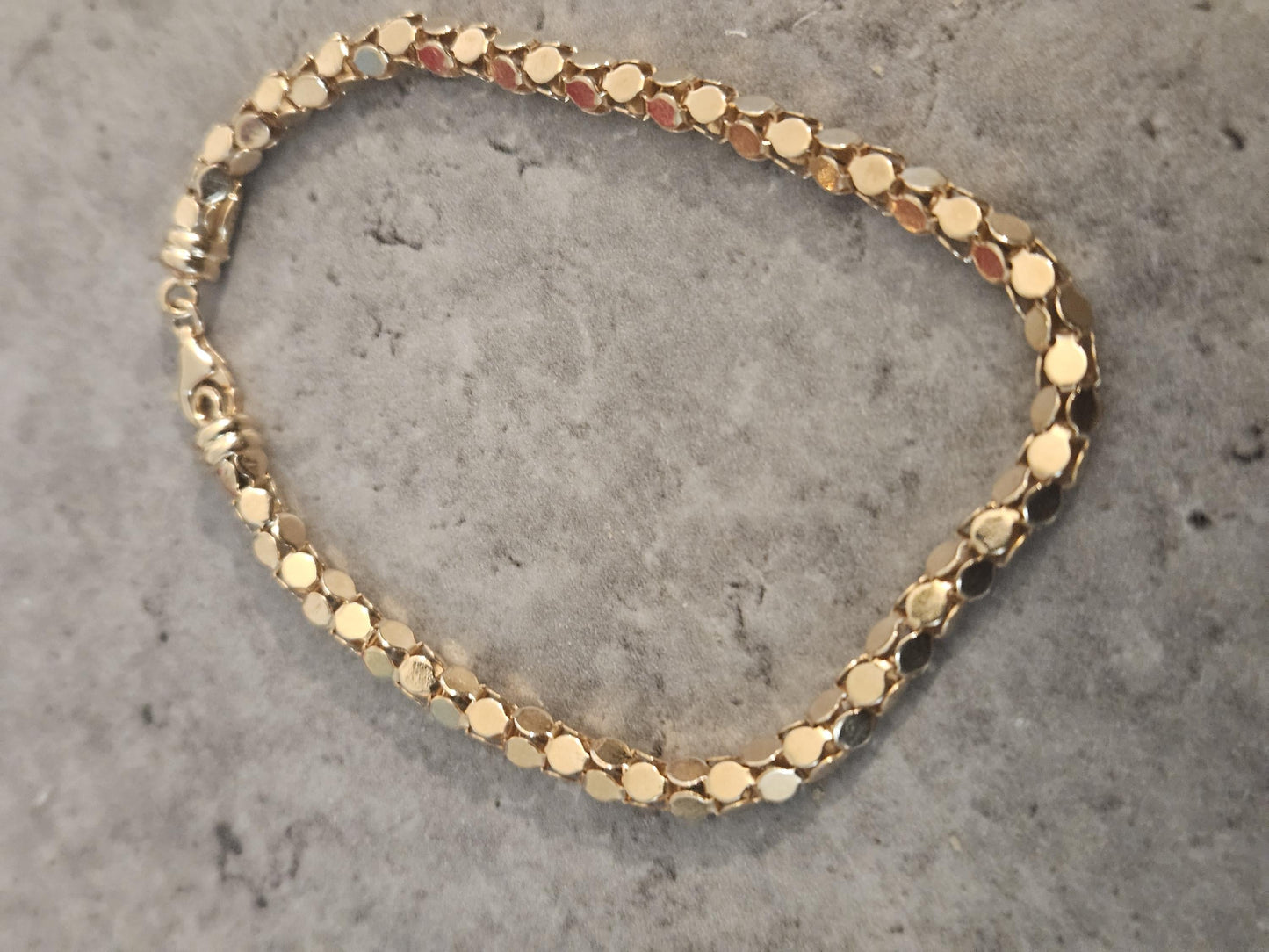 18k Real Yellow Gold Bracelet, Luxurious 18Kt Solid Gold Jewelry, Jewelry, Elegant 18Kt Solid Gold Bracelet, Gift for Her