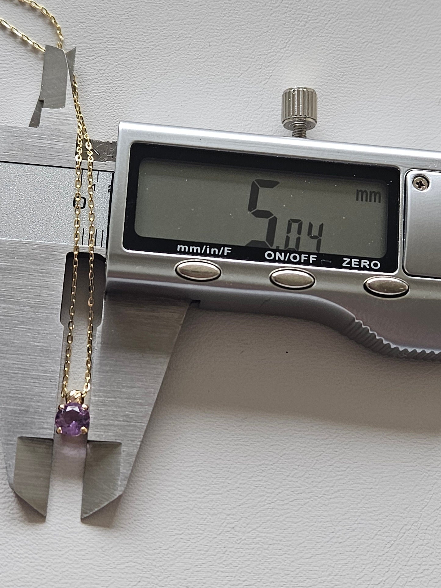 18k Gold Amethyst Necklace Genuine Natural Gemstone Pendant • February Birthstone Jewelry • Dainty Healing Crystal Necklace • Elegant Gift