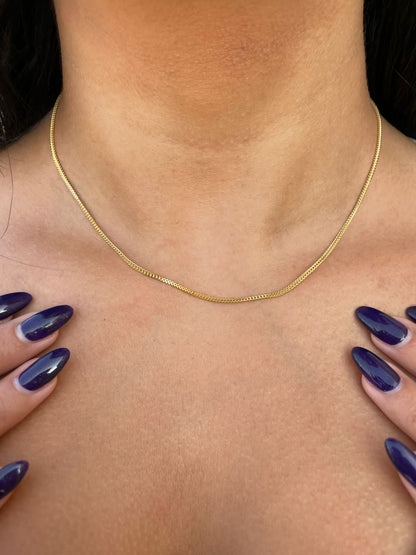 Gorgeous 18k Gold Chain, Authentic Italian Gold Necklace, Sophisticated Gift Idea for Her, Real Solid Gold, Stamped 750