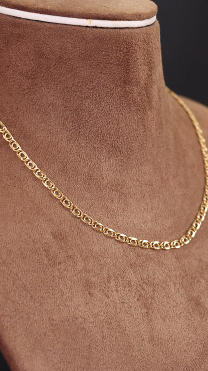 18k Gold Chain Necklace, Gold Layered Necklace, 18k Gold Chain Necklace, Solid Gold Necklace, Yellow Gold Chain, Anniversary Gifts