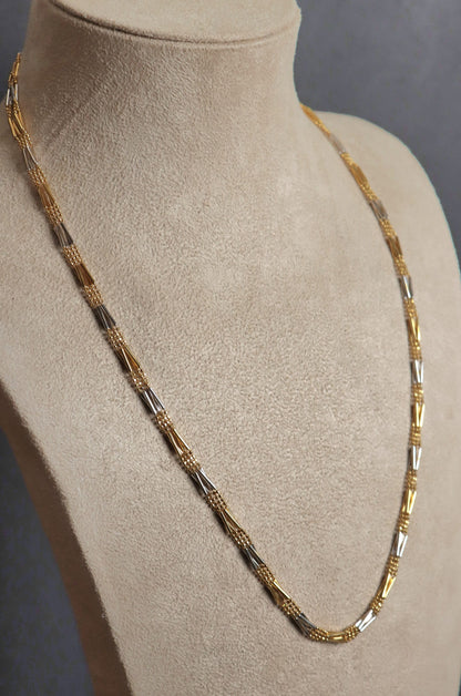 18k Gold Necklace, 18k Gold Chain, Gold Women's Jewelry, Yellow White Gold, Genuine Gold, 18k Solid Gold, Necklace, Gift for Her or Him