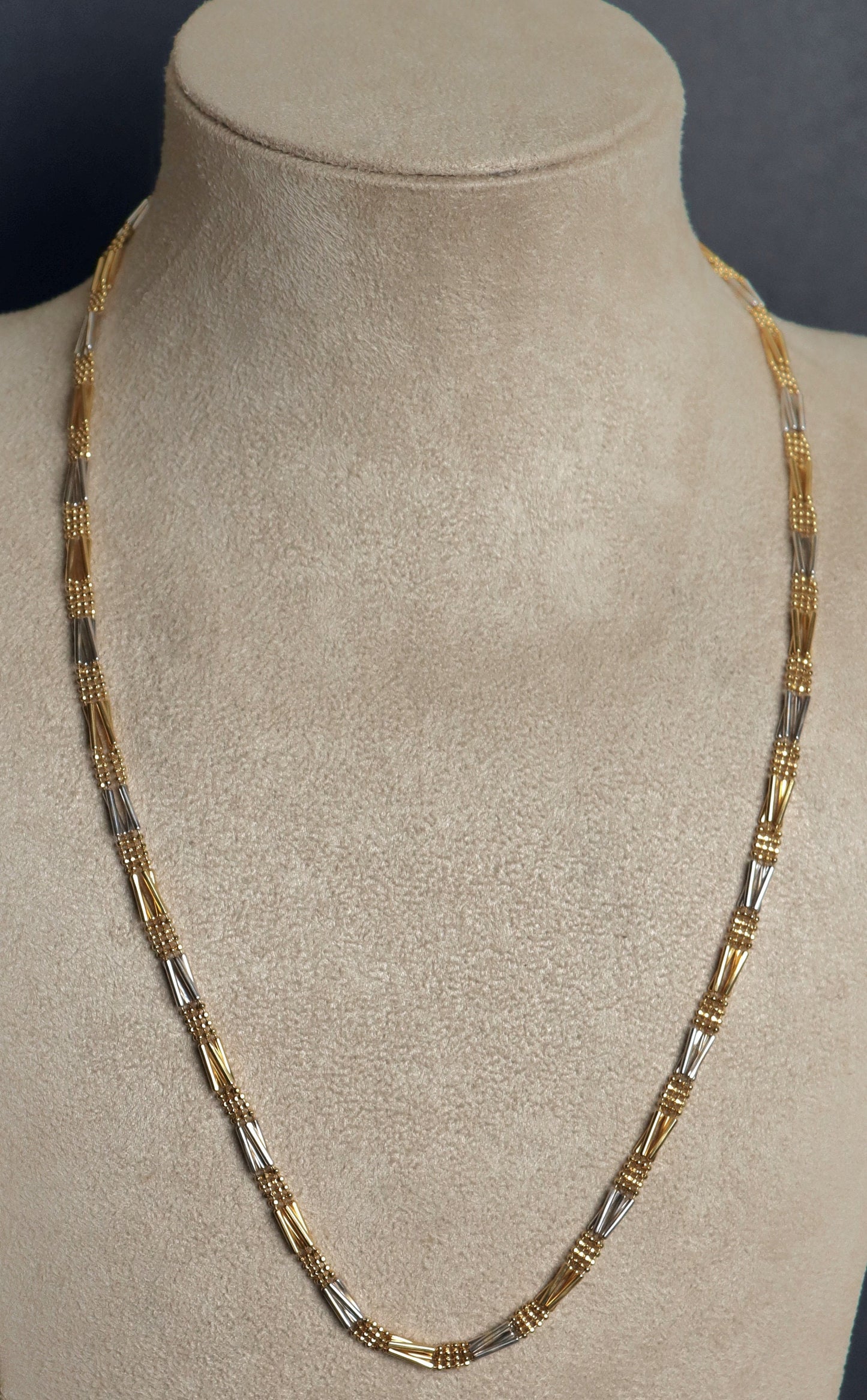 18k Gold Necklace, 18k Gold Chain, Gold Women's Jewelry, Yellow White Gold, Genuine Gold, 18k Solid Gold, Necklace, Gift for Her or Him