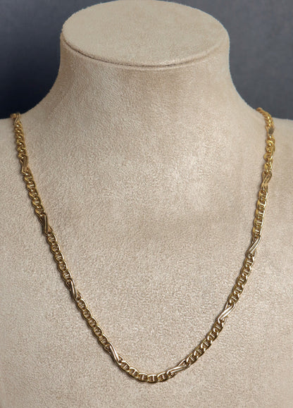 18k Solid Gold Necklace Chain, 18k Jewelry Necklace, Real Gold, Layering Chain, Chain for Women and man, Gift for her, Unisex Gift