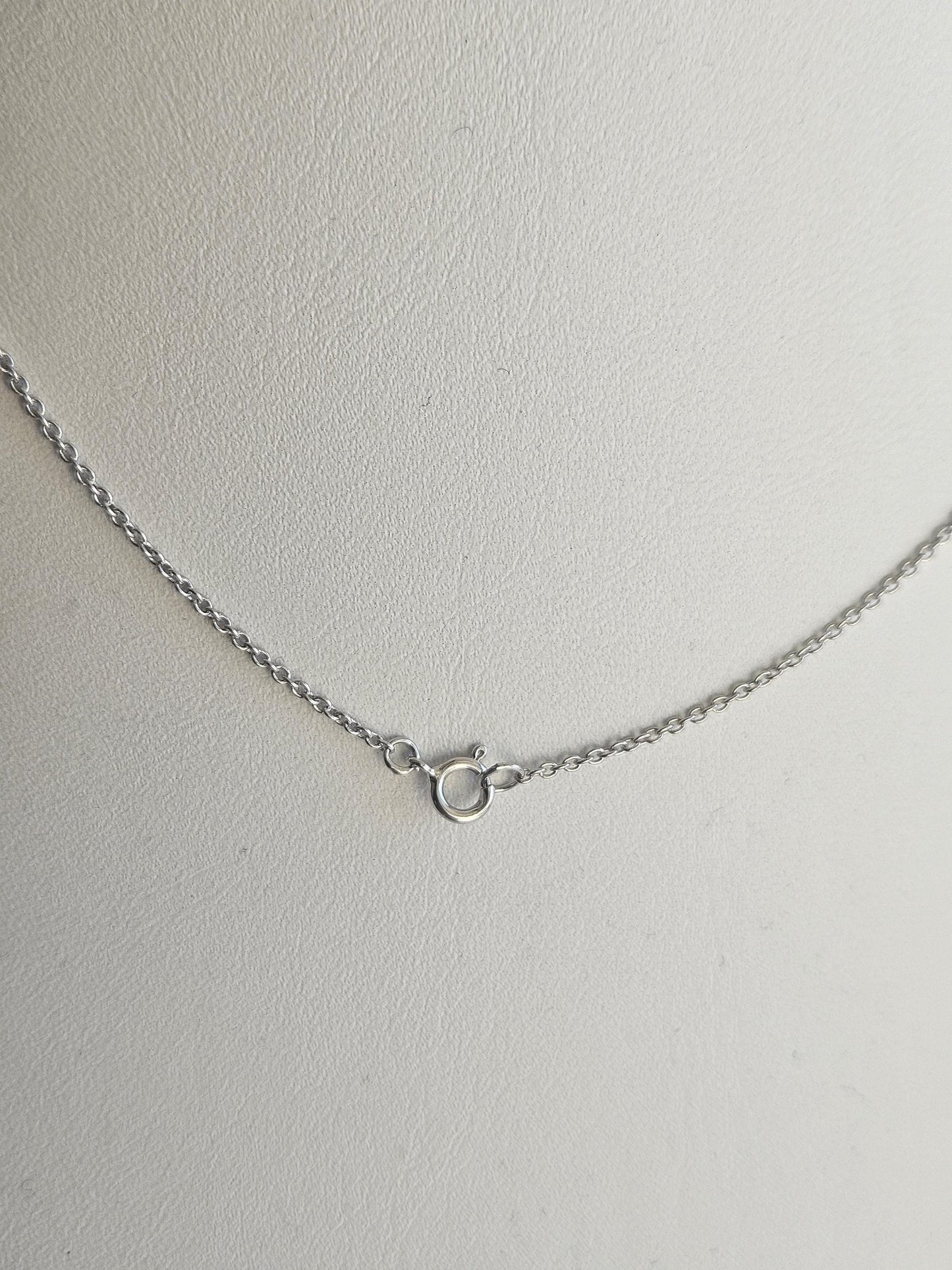 18K Solid Gold Heart Pendant Necklace, Minimalist Layering Jewelry, Gold Pendants Jewelry, White Authentic Real Solid 18k Gold, Gift for her