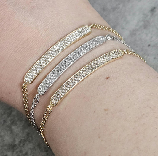 18k Real Yellow Gold Bracelet, Women Jewelry, Luxurious 18K Solid Gold Jewelry,  Elegant 18kt Solid Gold Bracelet, Gift for Her Him