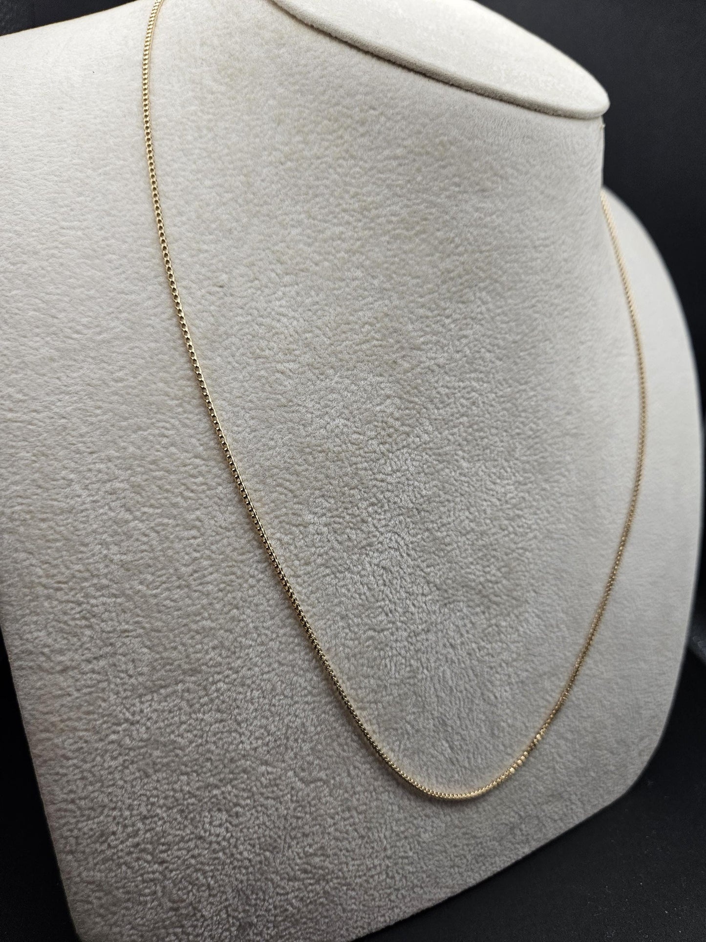 14K Solid Gold Franco Chain Necklace – Sleek & Durable Men's Jewelry – 24” Real Gold Chain – Luxury Gift for Him – High Quality Italy