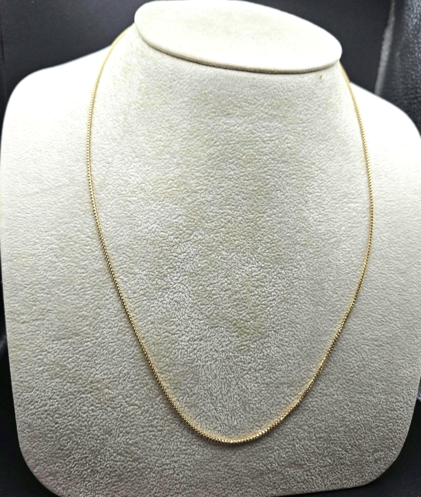 14K Solid Gold Franco Chain Necklace – Sleek & Durable Men's Jewelry – 24” Real Gold Chain – Luxury Gift for Him – High Quality Italy