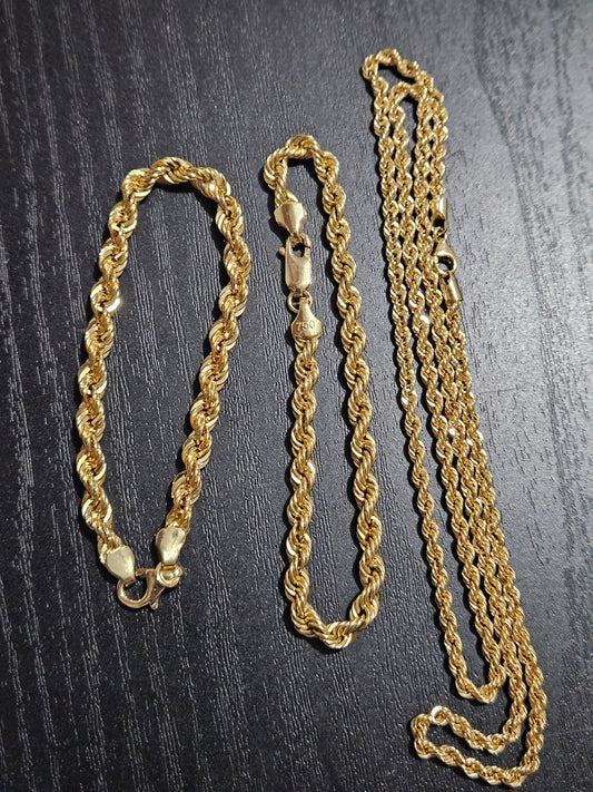 18 karat bracelets necklaces